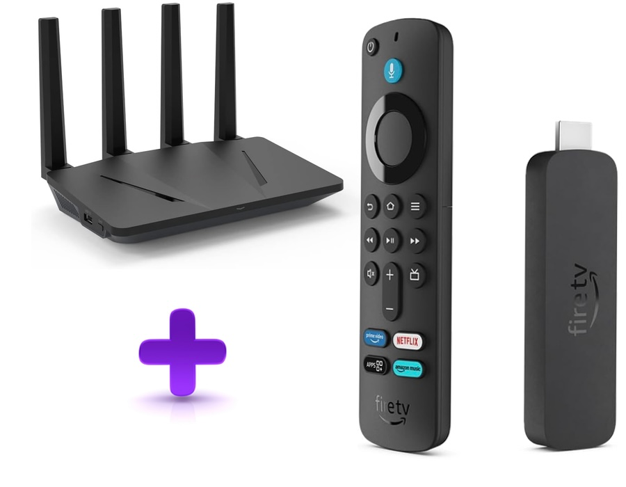 SmartHub Home VPN Router & Amazon Fire Stick 4K Bundle