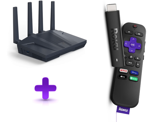 SmartHub Pro VPN Router & Roku Streaming Stick 4K Bundle